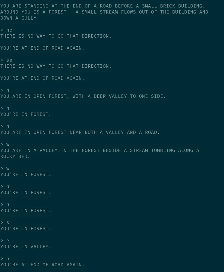 NetHack game interface in terminal